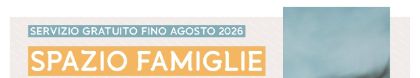 Progetto Spazio Famiglie: insieme nei primi 1000 giorni Progetto Spazio Famiglie: insieme nei primi 1000 giorni