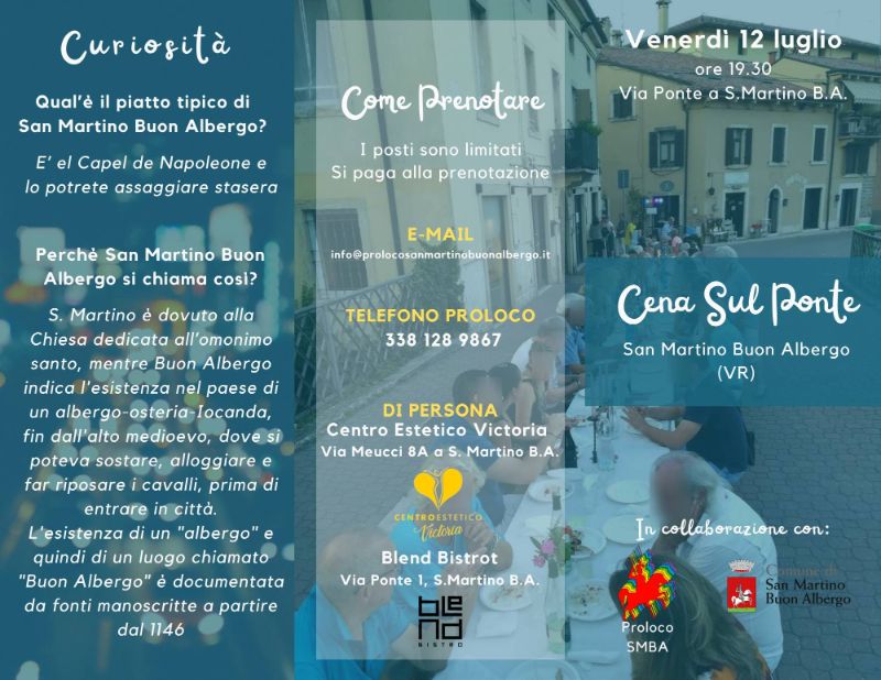 cena sul ponte